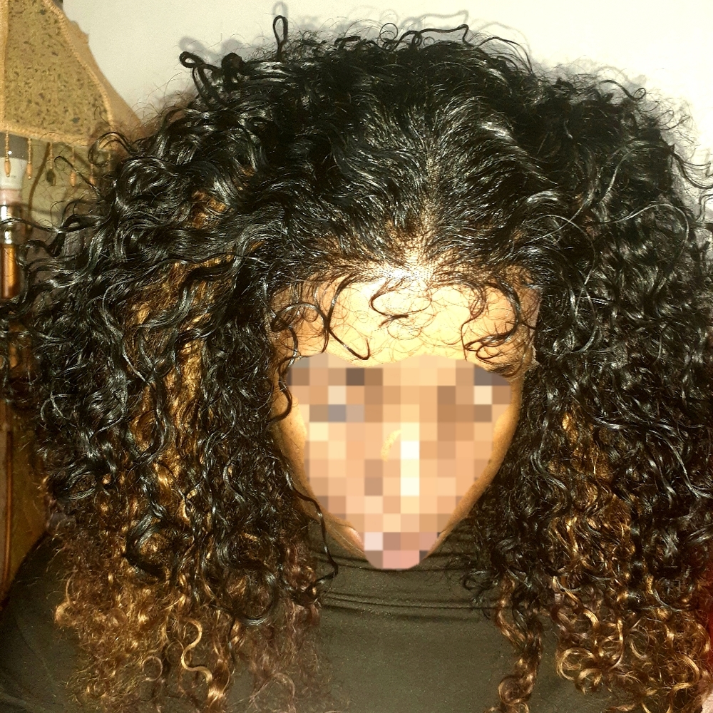 100% Human hair lace front wig